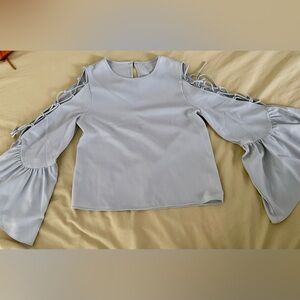 Stylish Light Gray Women's Top